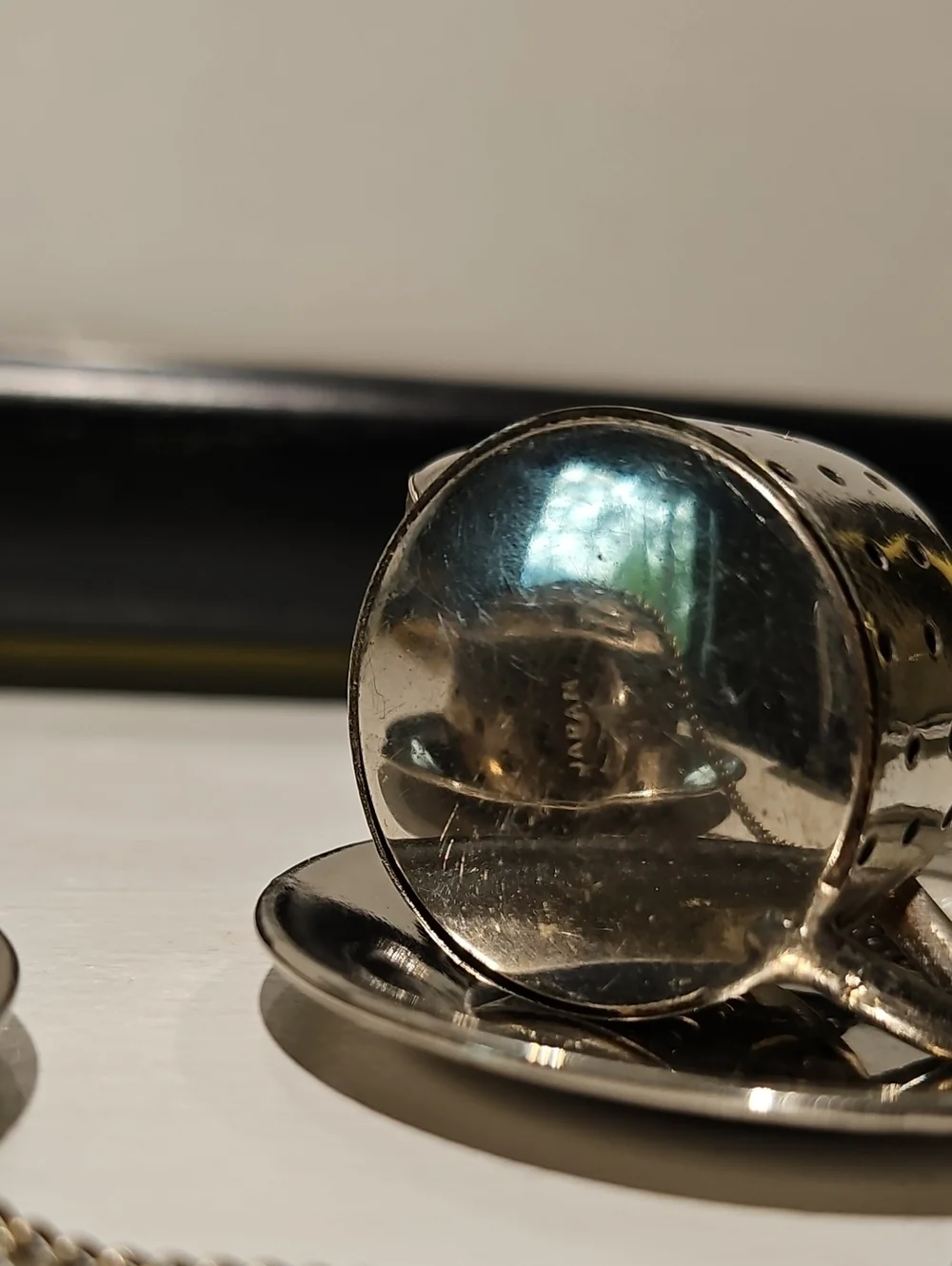 2 - Vintage Tea Infusers With Under Plate Saucers